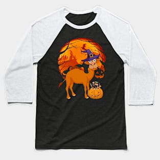 Camel pumpkin witch Baseball T-Shirt